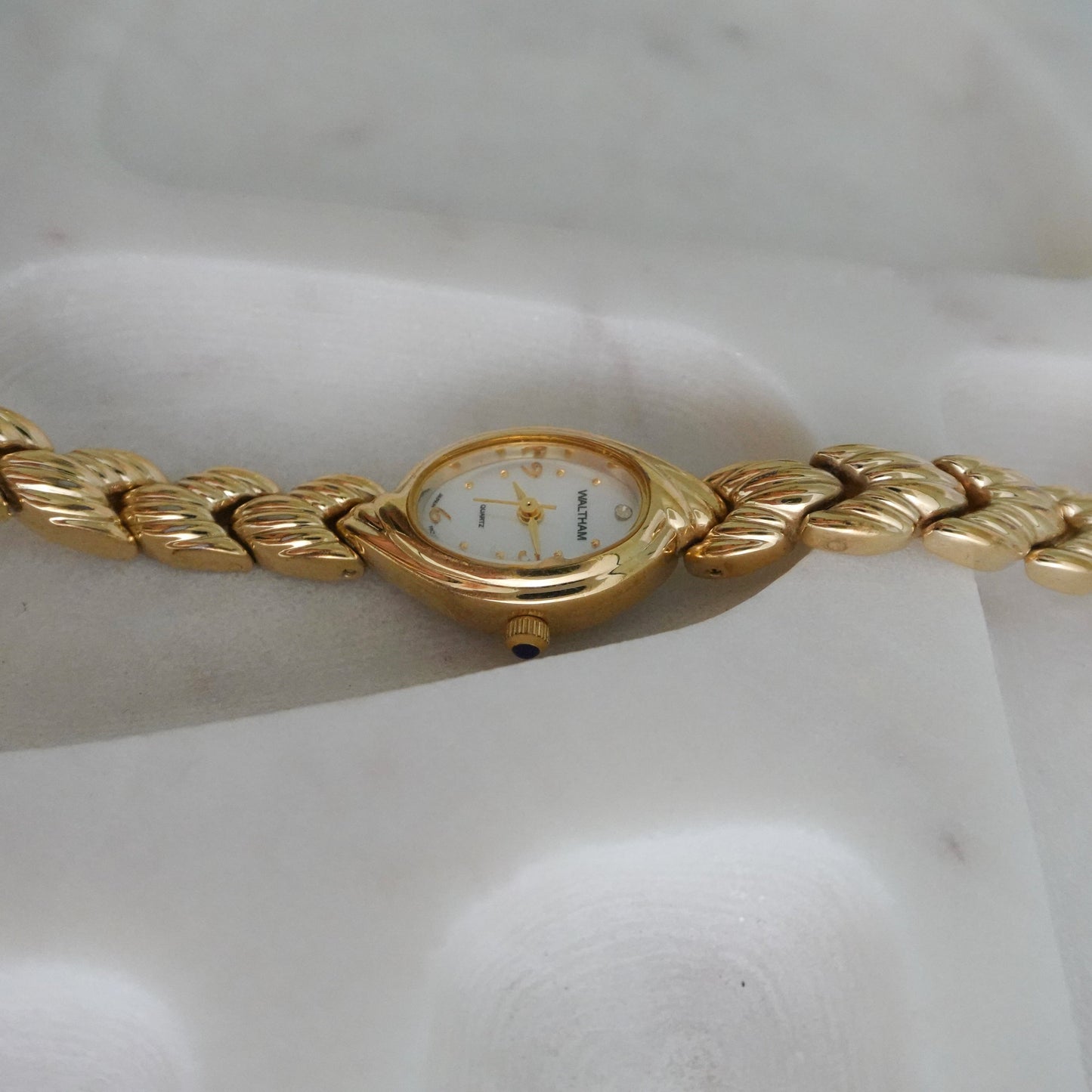 Vintage gold tone wrist watch