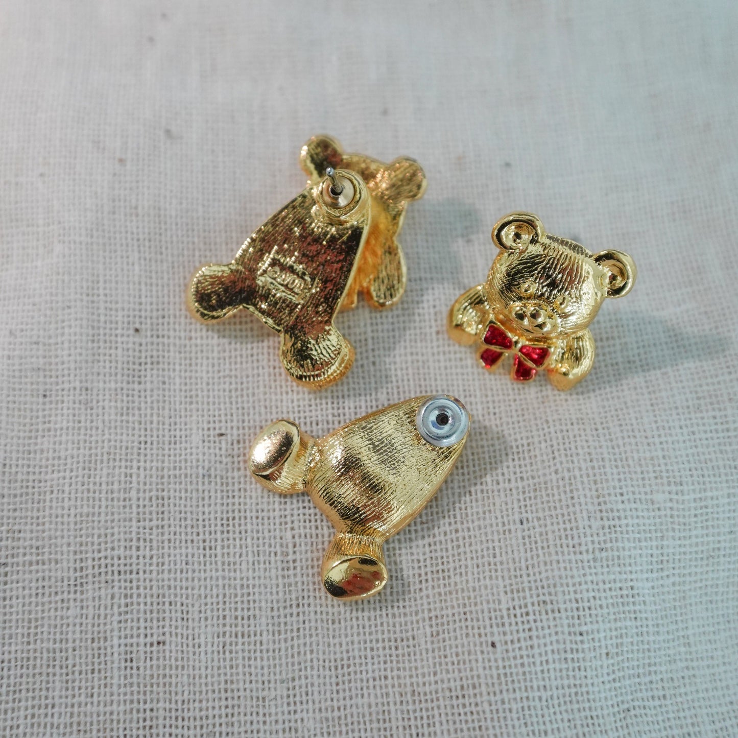Avon 1998's teddy earrings
