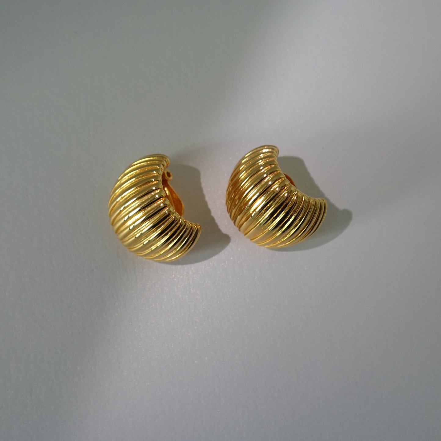 Givenchy 1980's gold plated earrings