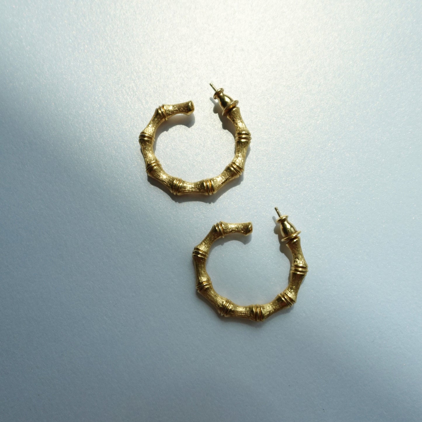 1970's -1980's Monet gold plated pierced earrings