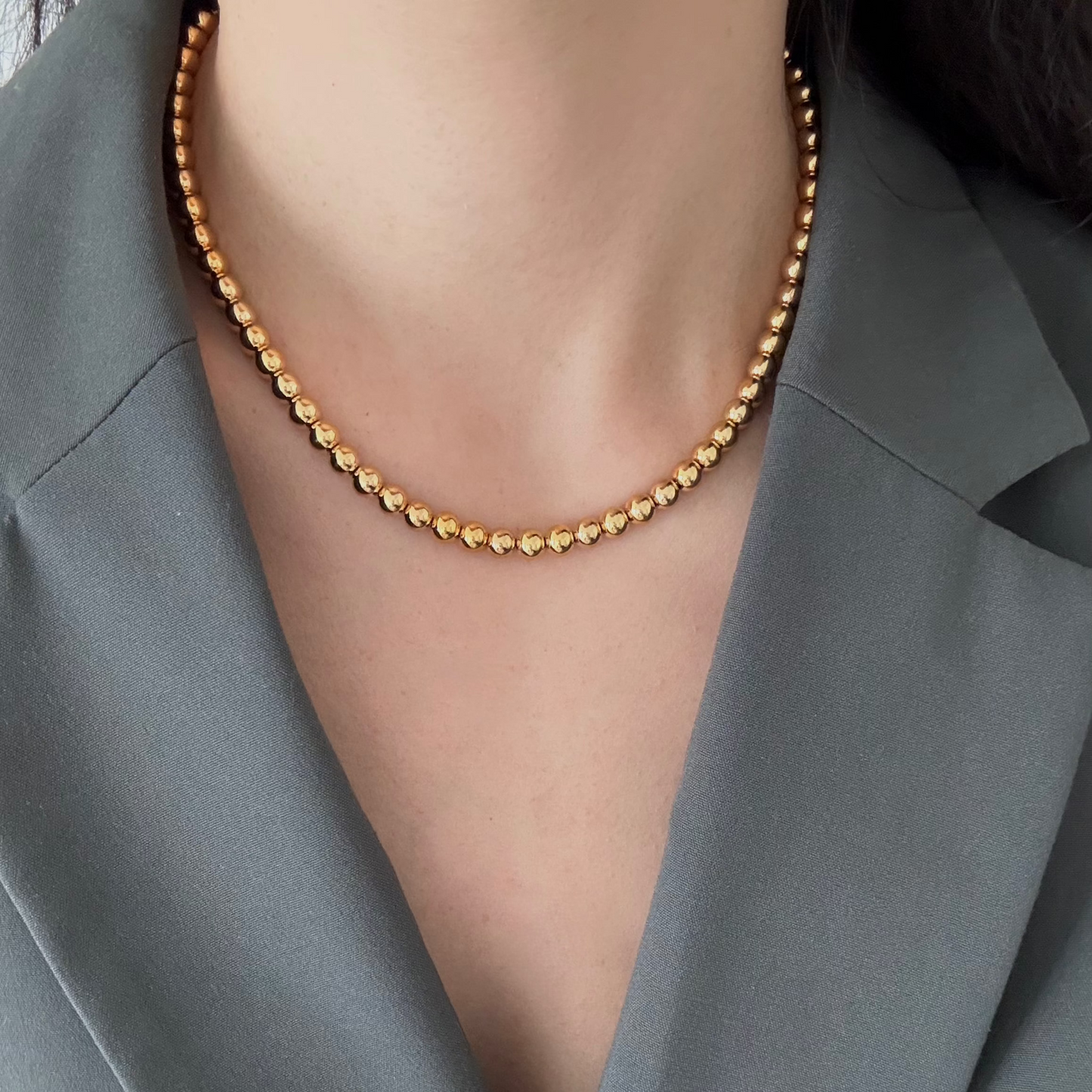 1980's Napier beaded necklace