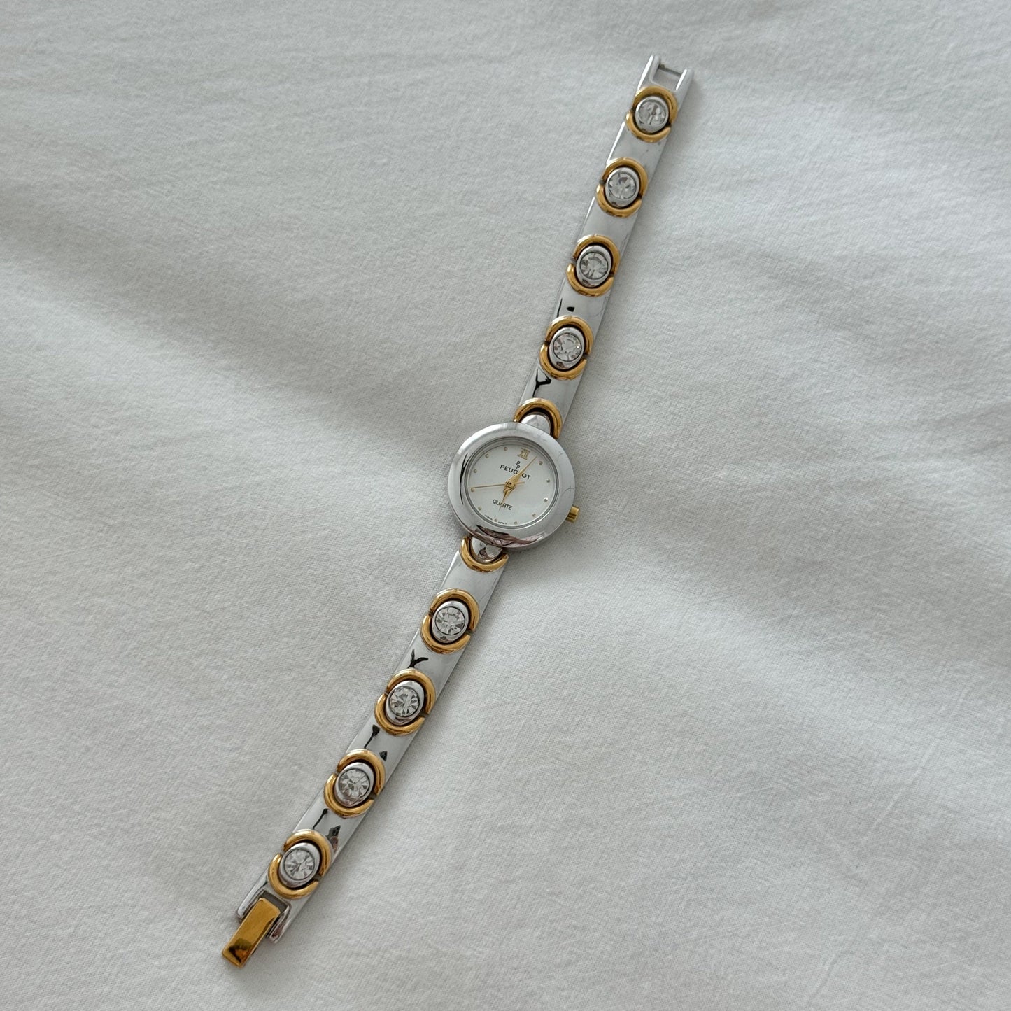 Tennis bracelet watch