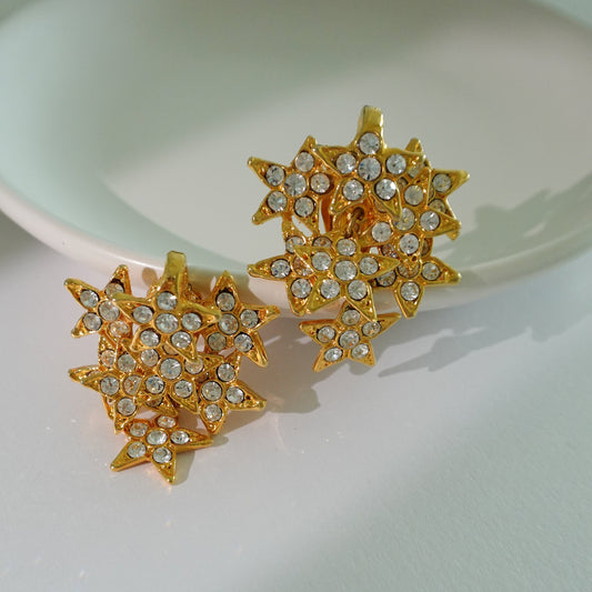 Vintage stars clip on