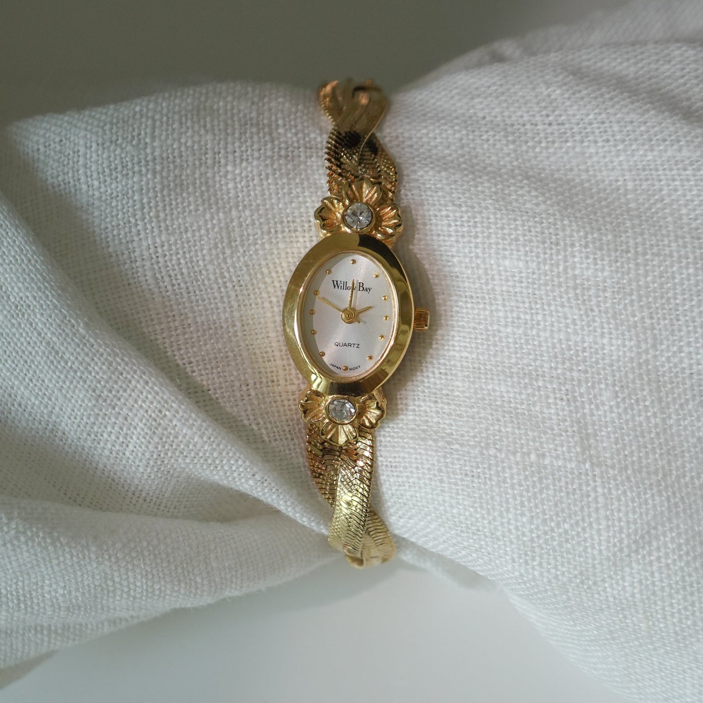 Vintage gold chain watch