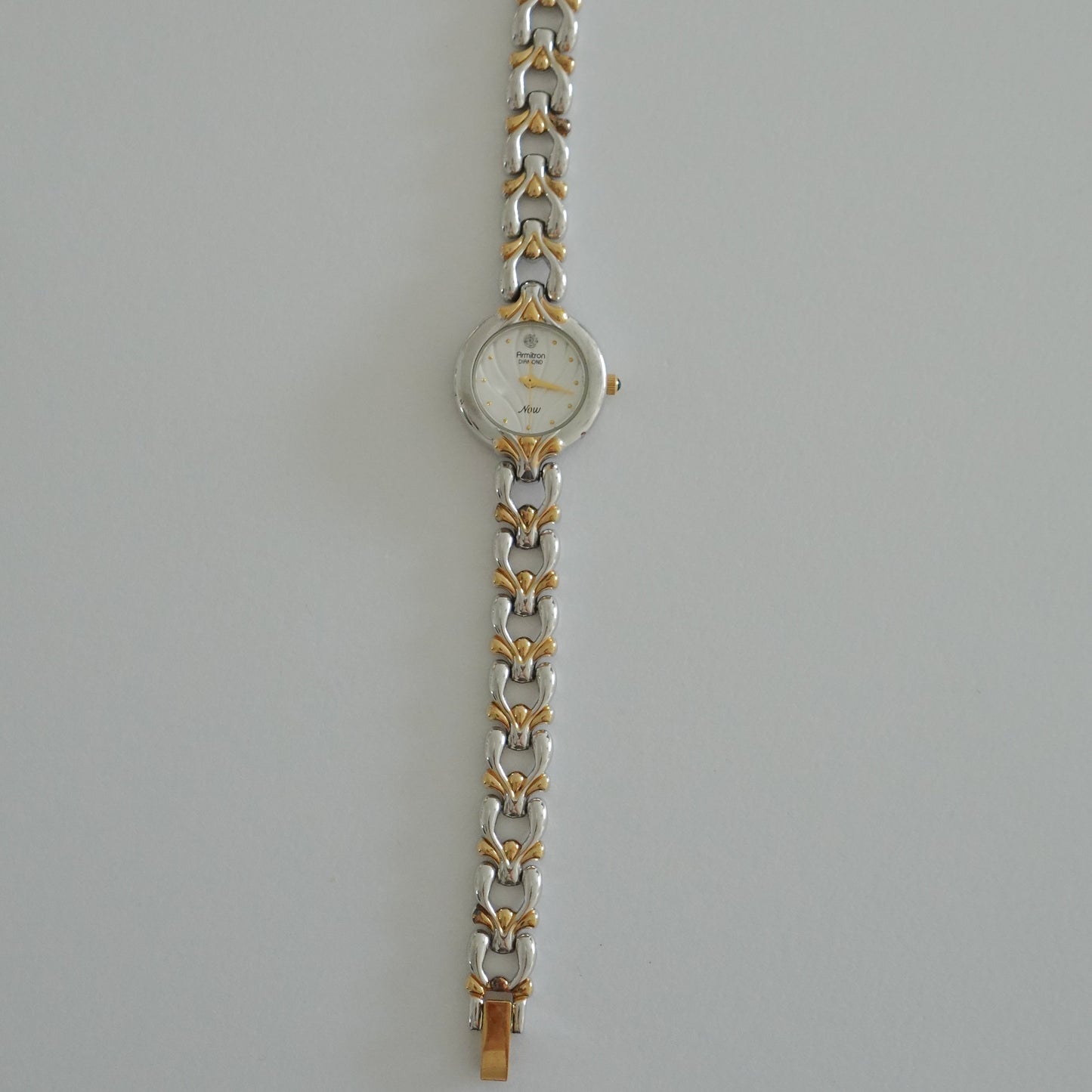 Two tone silver watch