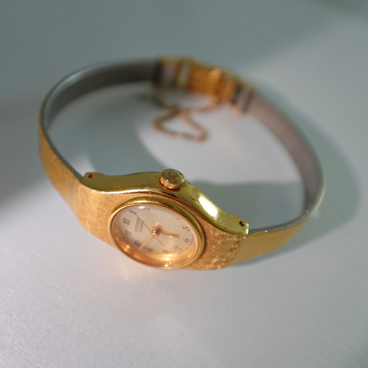 70s-80s Citizen gold tone slim watch