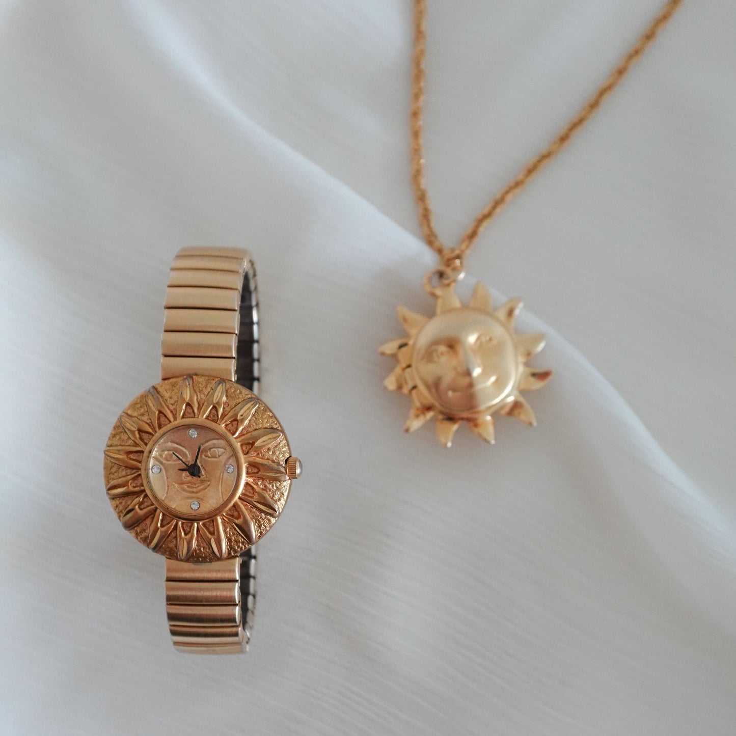 Vintage Philip Mercier sun face watch