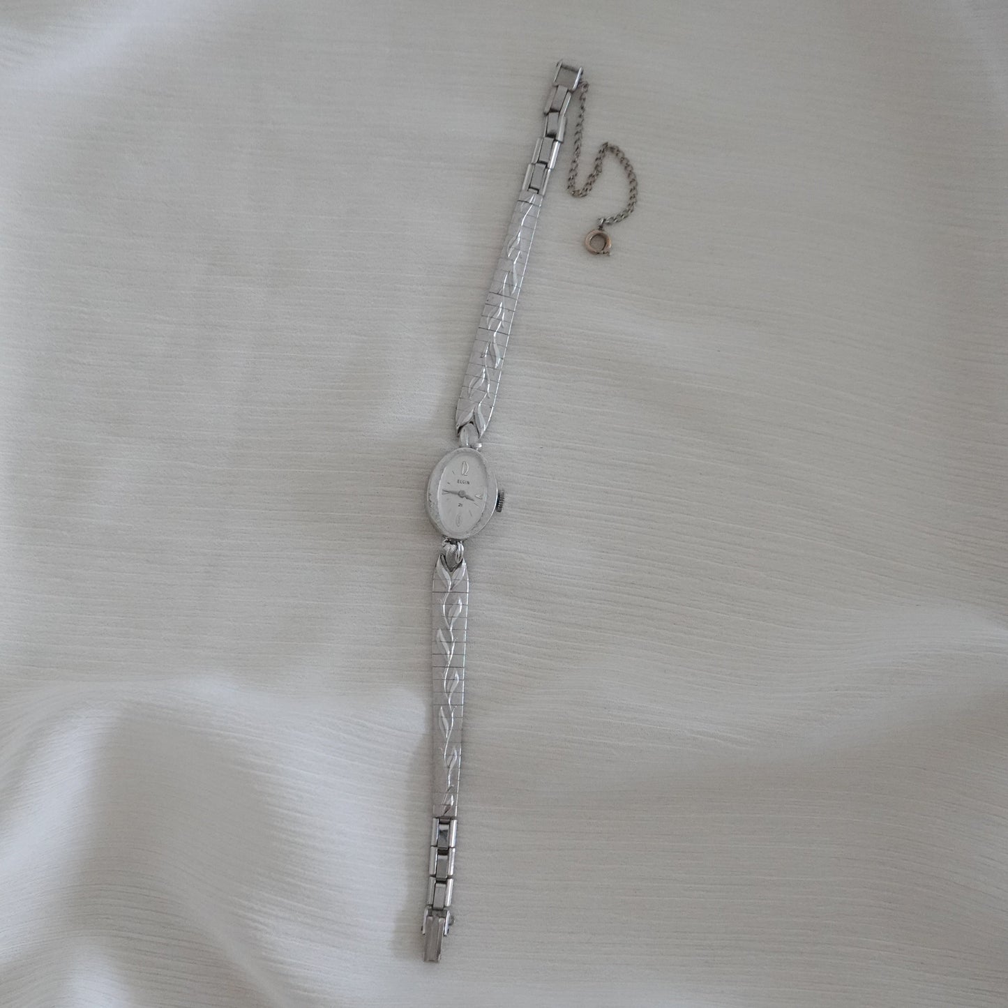 Elgin 1960-70's silver watch