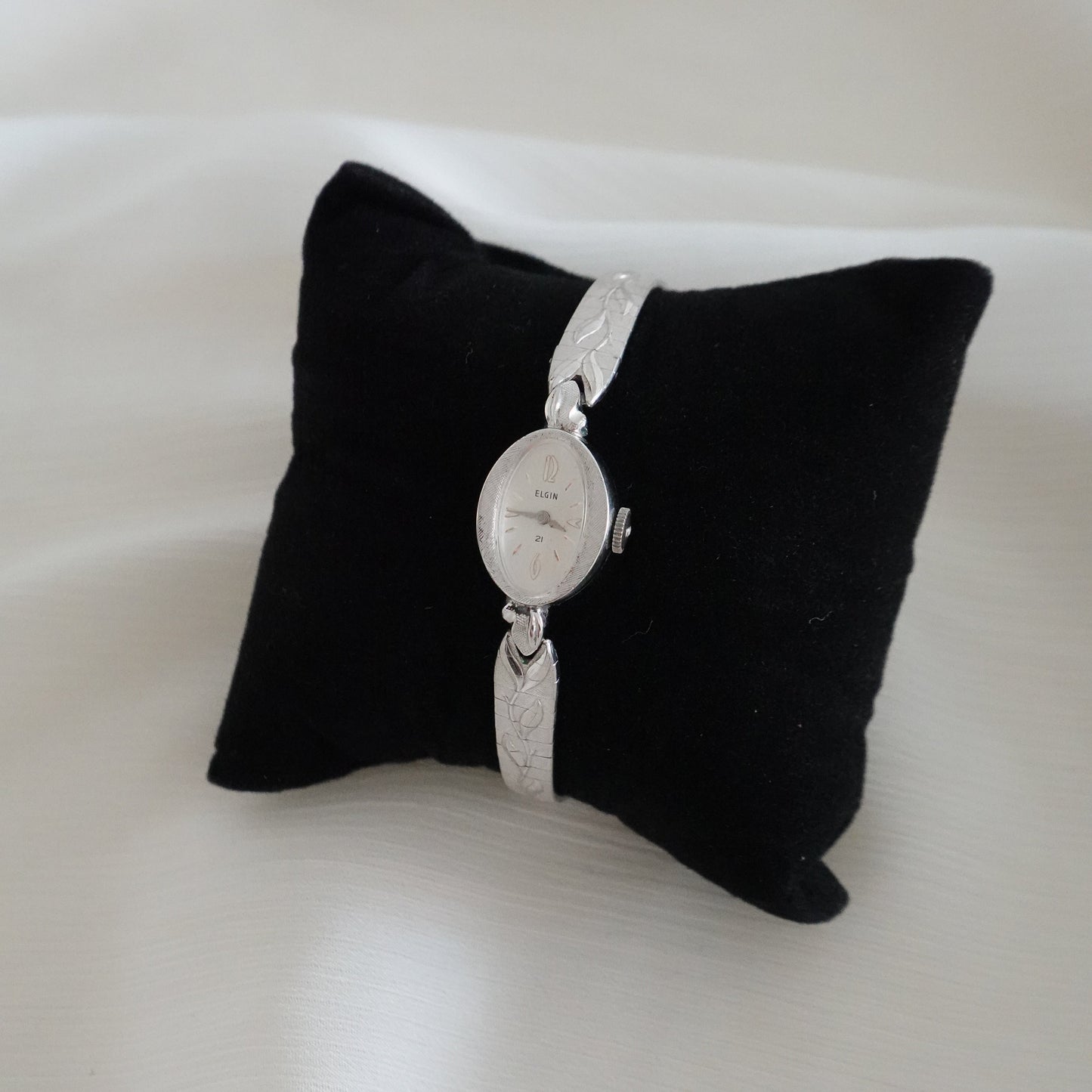 Elgin 1960-70's silver watch