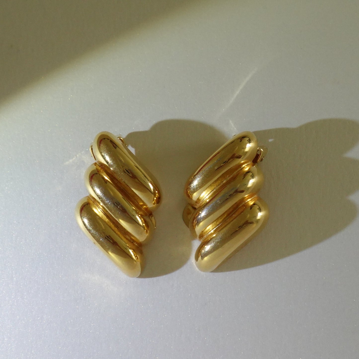 Christian Dior gold plated clip on