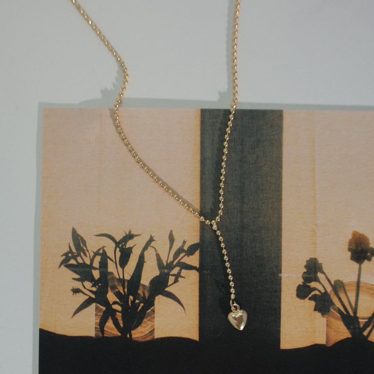 Dainty gold plated necklace