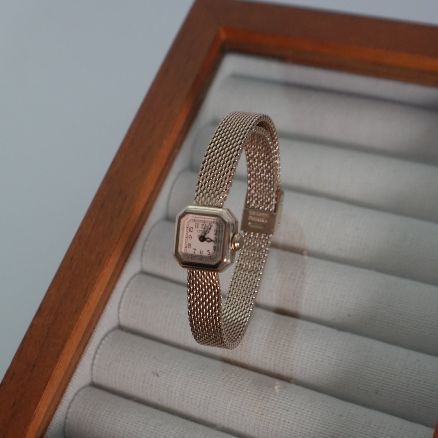 Citizen lady rose gold watch