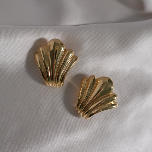 1980's Givenchy seashell earrings