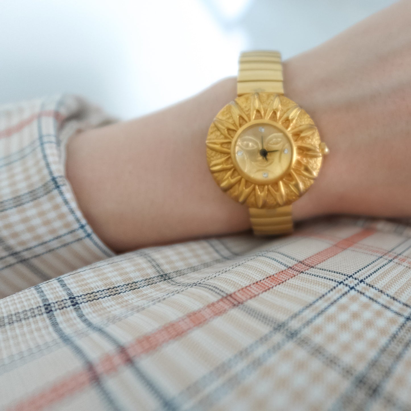 Vintage Philip Mercier sun face watch