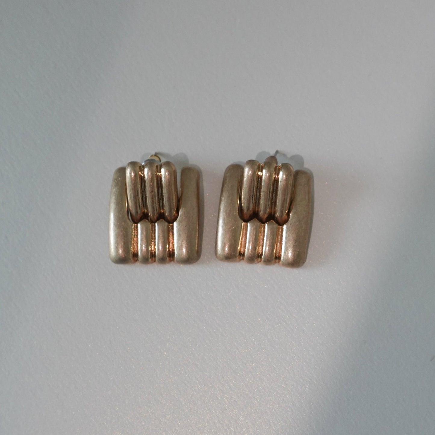 Bold square earrings