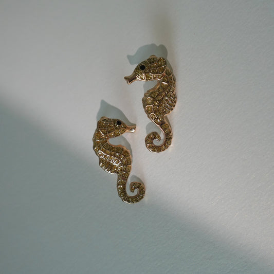 Seahorse earrings