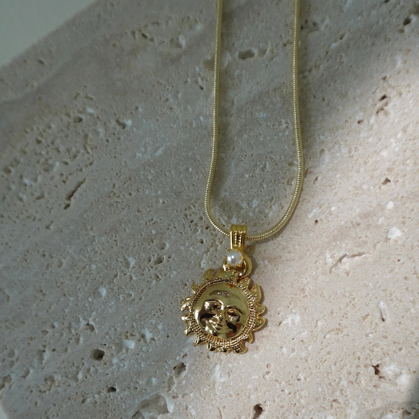Sun necklace