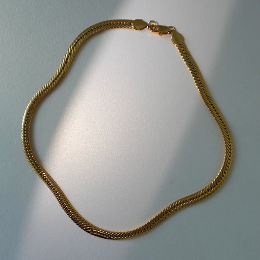 Gold snake chain