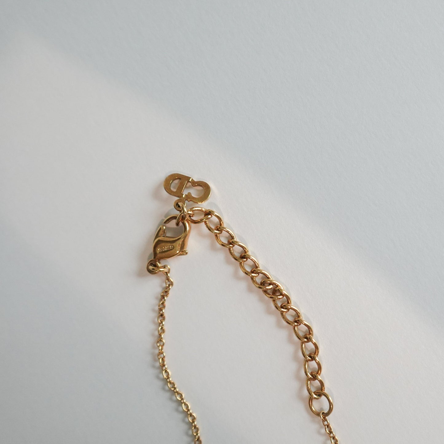 Vintage Christian Dior heart pendant necklace