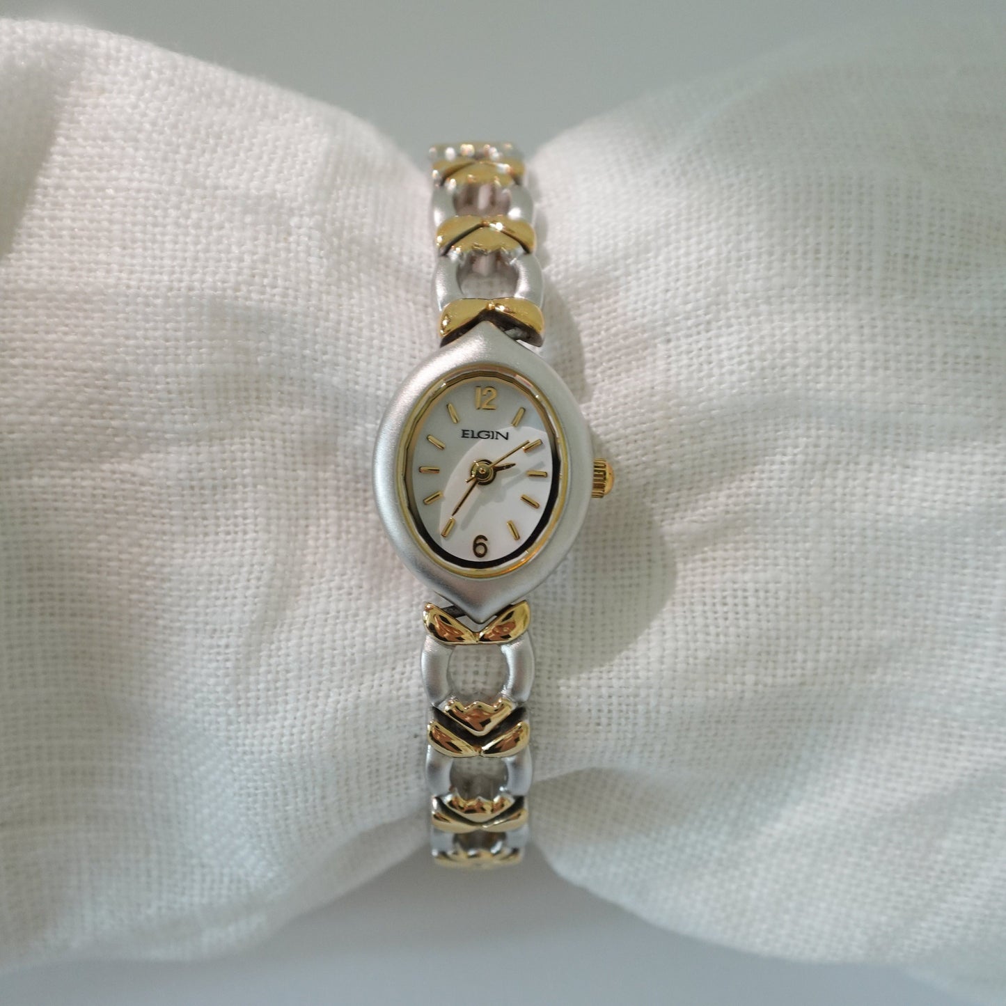 Two tone Elgin watch