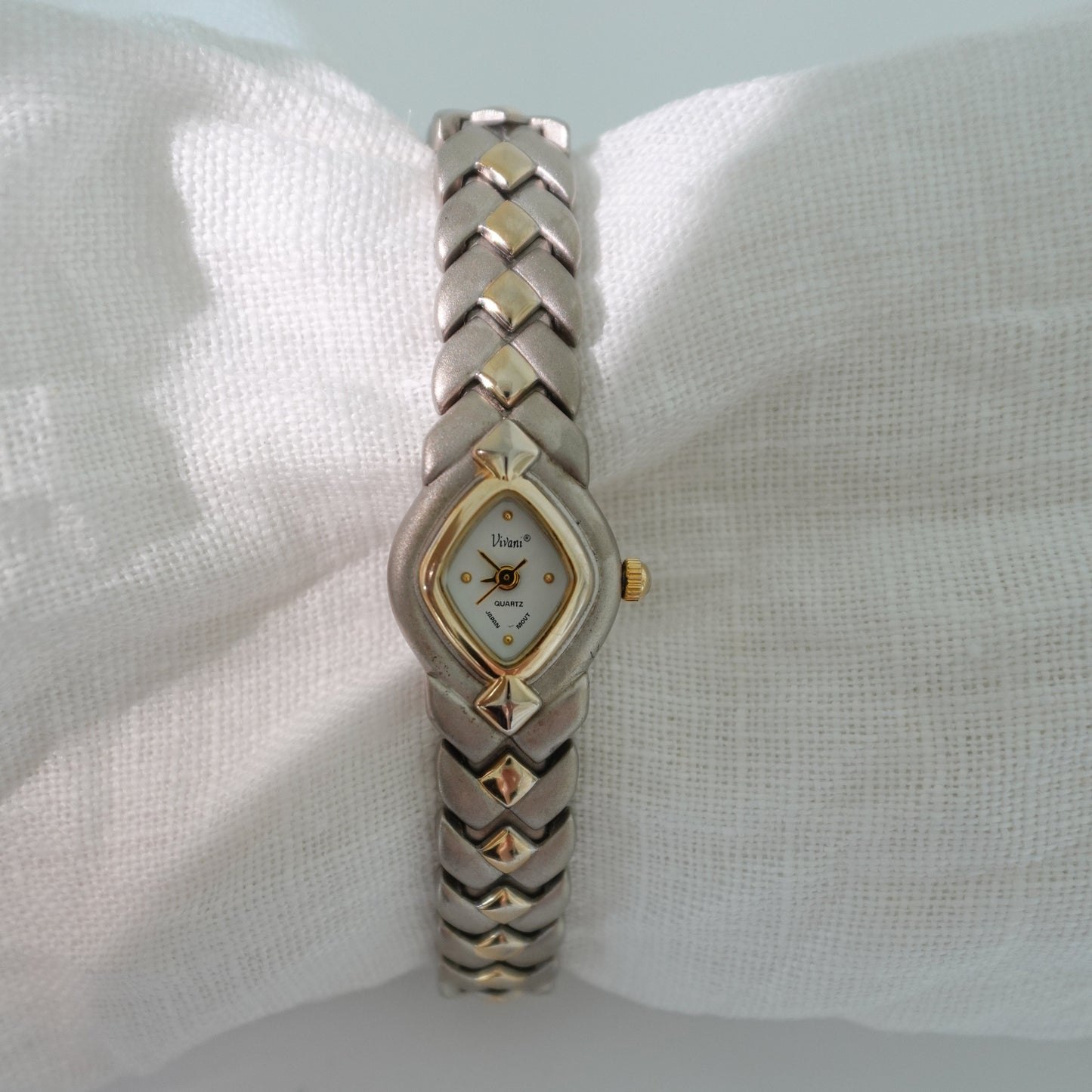 Two tone silver watch