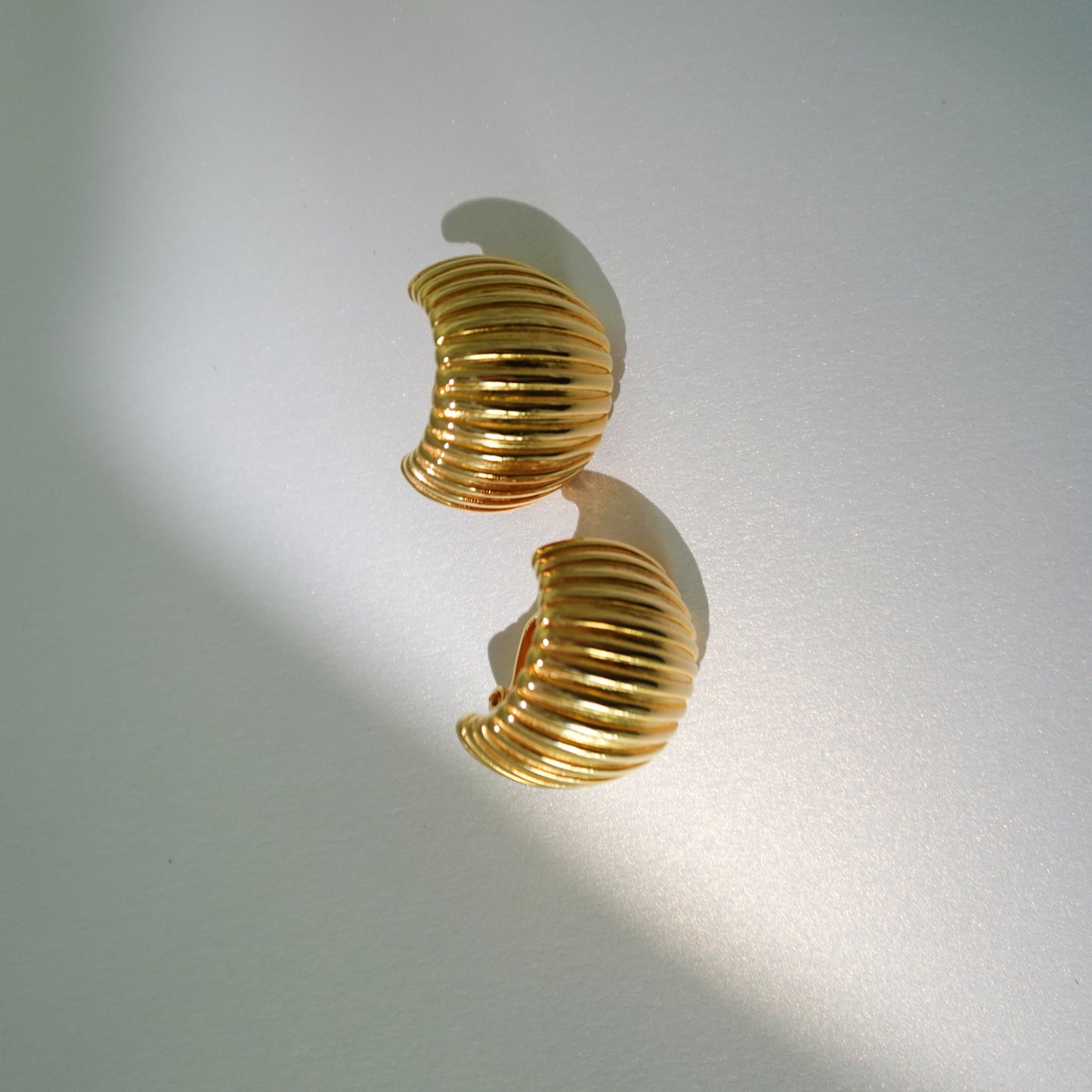 Givenchy 1980's gold plated earrings