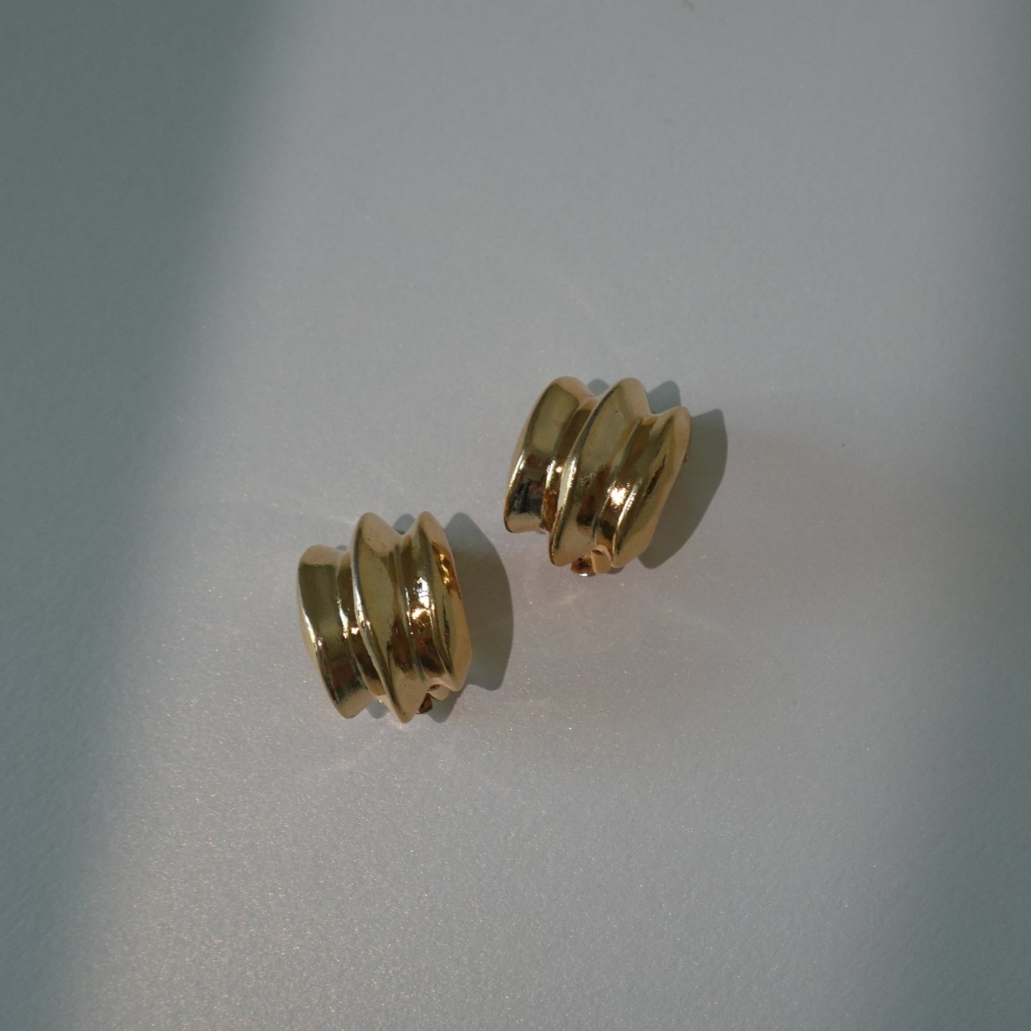 Givenchy 1980's rare gold plated clip on earrings