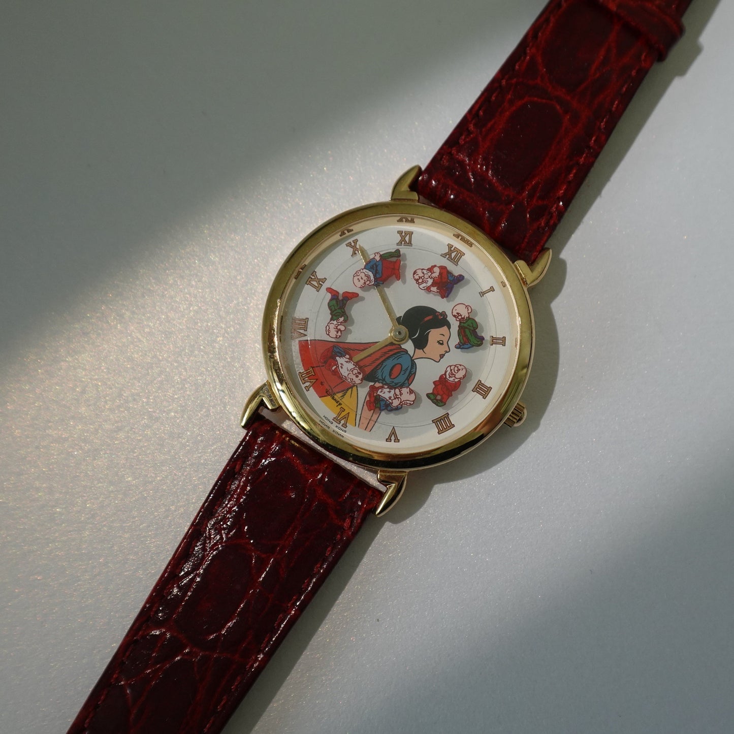 Disney Snow White kissing Seven Dwarfs