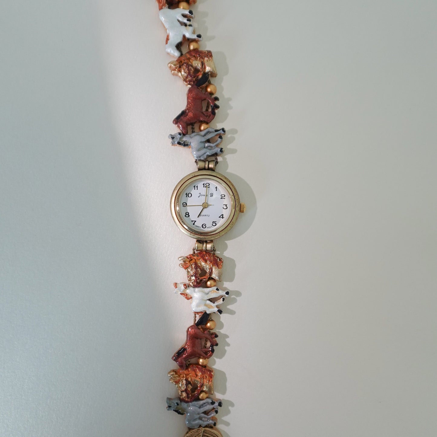 Rare horse charms bracelet watch