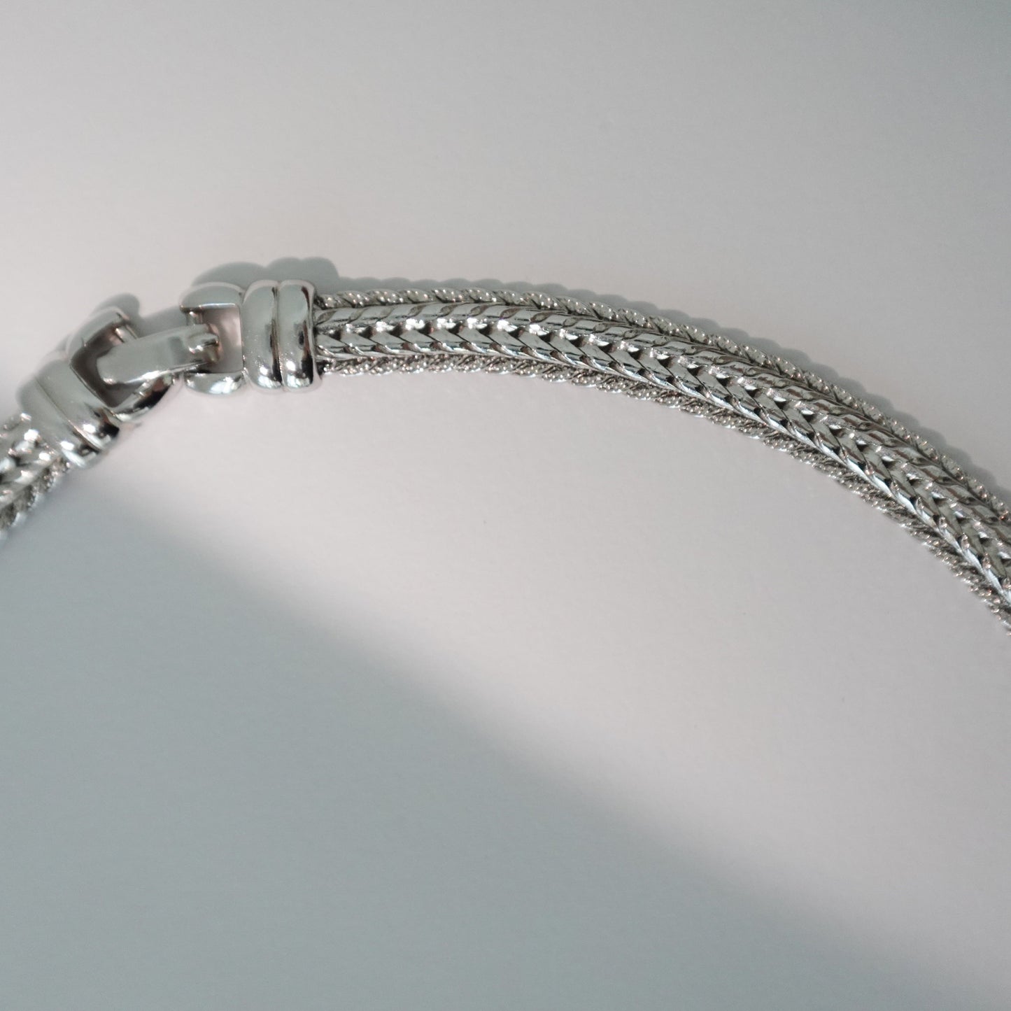 Monet silver choker