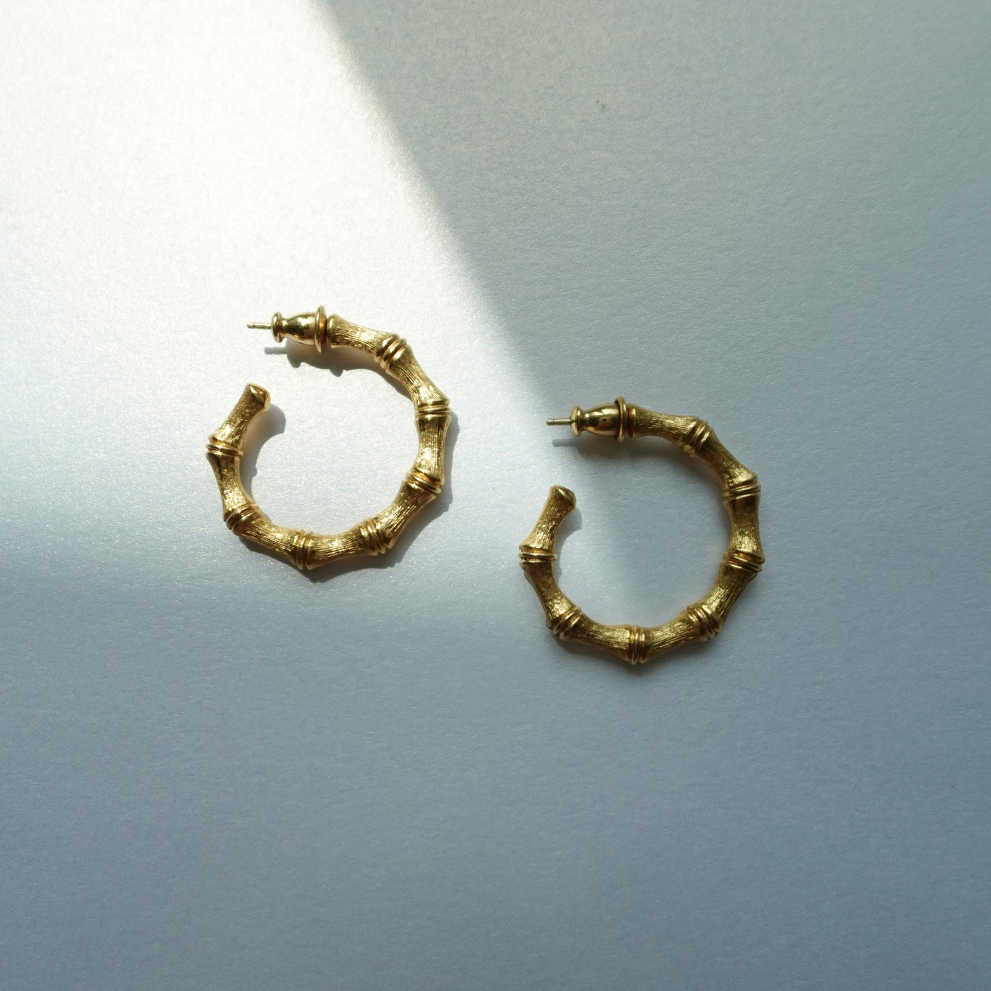 1970's -1980's Monet gold plated pierced earrings