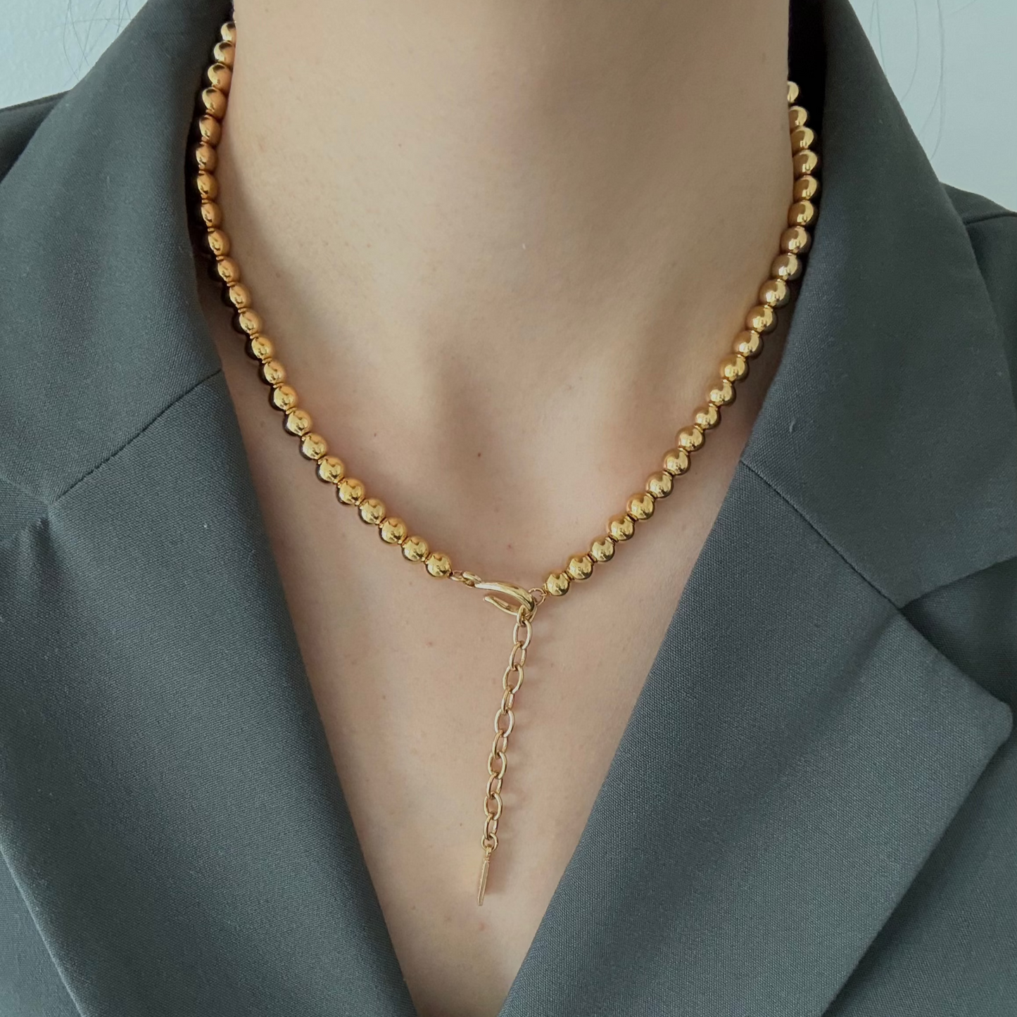 1980's Napier beaded necklace