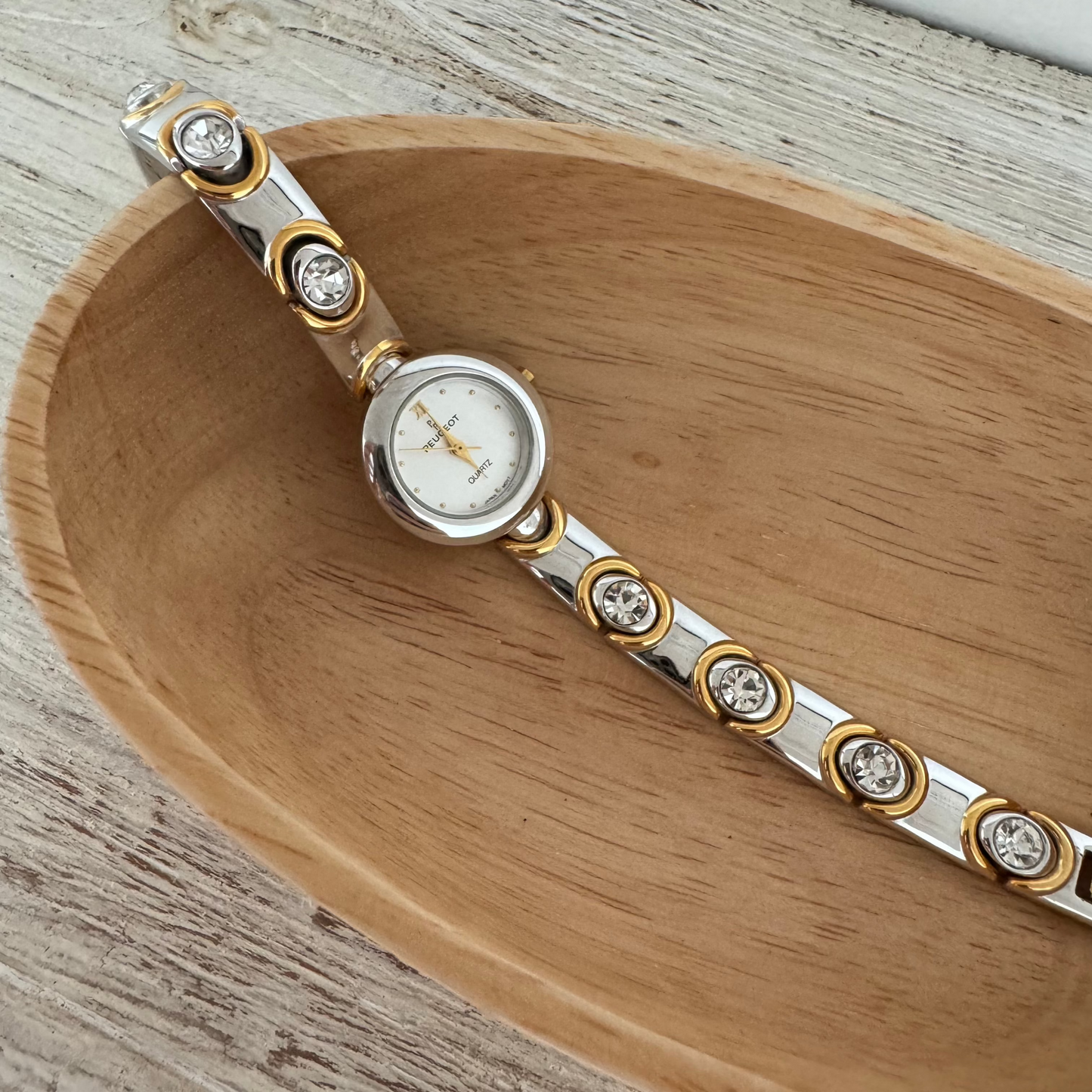 Tennis bracelet watch