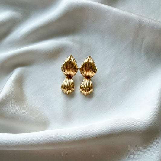 1980's gold plated earrings