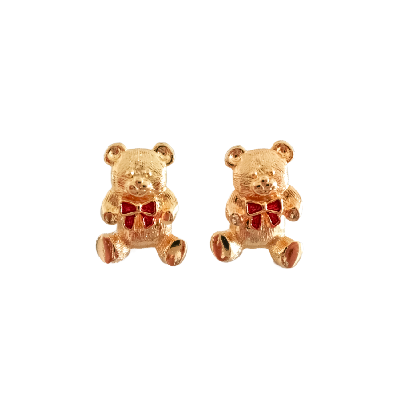 Avon 1998's teddy earrings