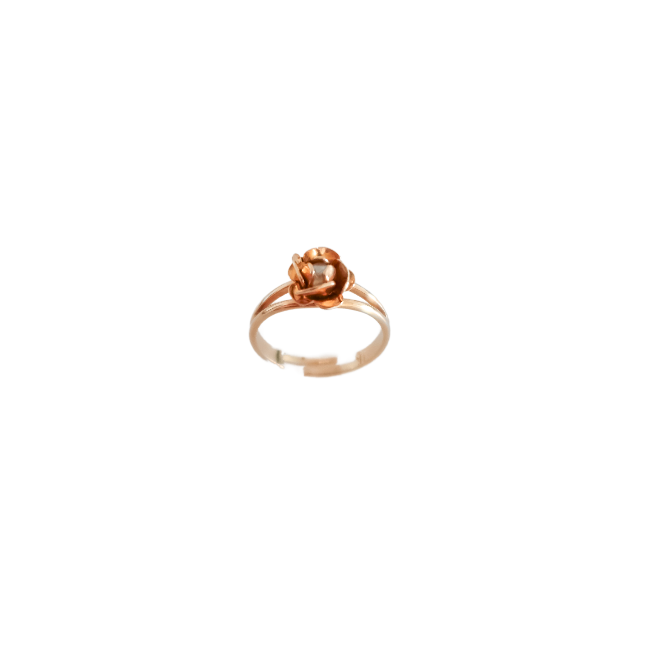 Avon 70's rose gold ring